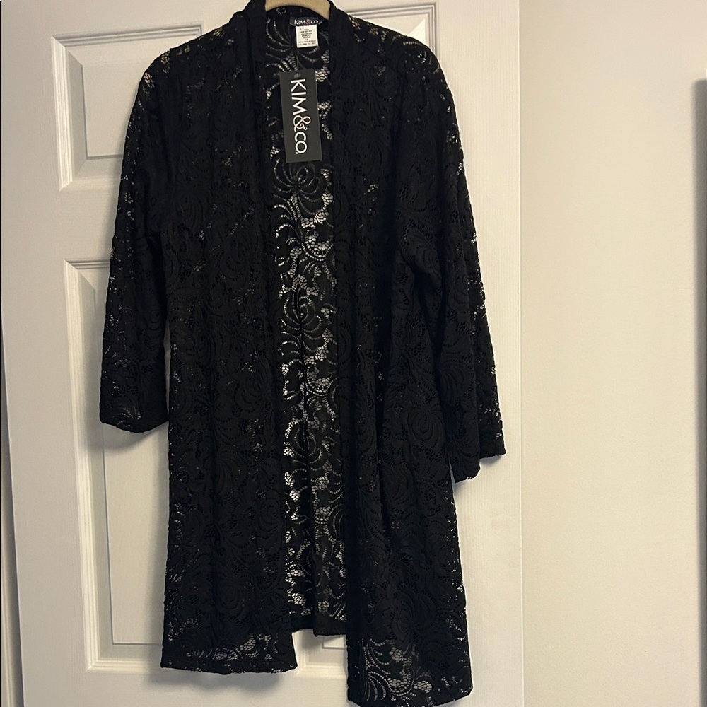 Black Lace Women's Robe